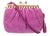 Art Deco 1990s Judith Leiber Karung Snakeskin Amethyst Rose Quartz Gemstones Day Evening Shoulder Handbag For Sale - Image 3 of 10