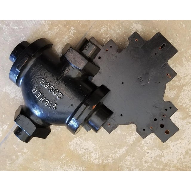 Cool Fusher Company antique carved wood mold or salesman's Sample that has a pin in it that allows it to open. Great for a...