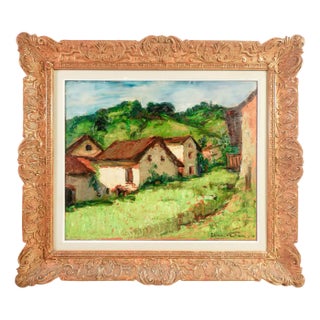 Felice Vellan, Landscape, 1964, Oil Painting, Framed For Sale