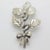 Italian Vintage Italian Handmade Genuine Silver Real Life Size Holly Christmas Decoration Figurine Miniature, Made in Arezzo (Tuscany, Italy) For Sale - Image 3 of 8