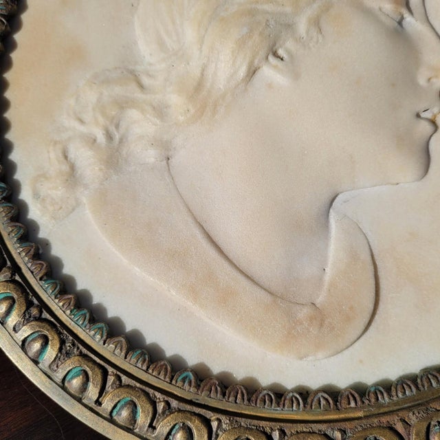 Carved Profiles, Early 19th Century, Marble, Set of 2 For Sale - Image 11 of 18