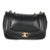 Black Lambskin Medium Simply Flap Bag For Sale