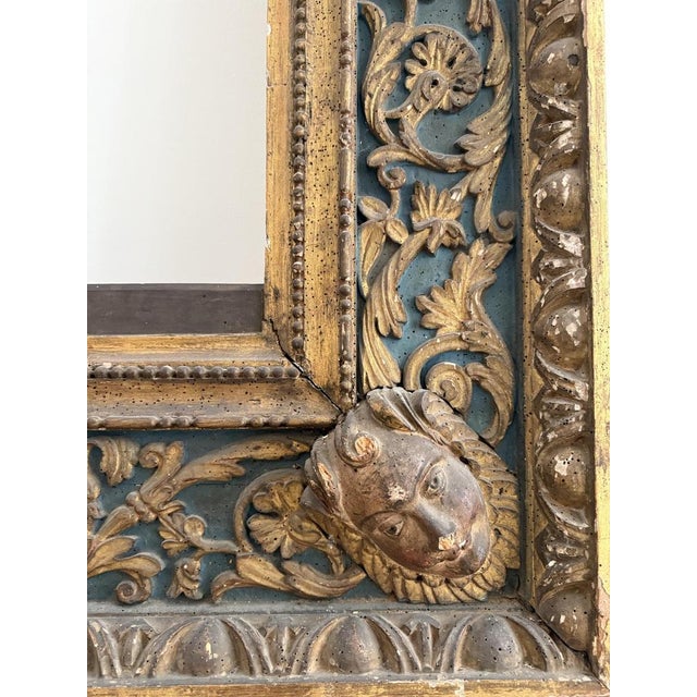 Lombard Frame in Lacquered and Gilded Wood, Early 16th Century For Sale - Image 14 of 15