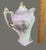 Vintage Romantic Victorian Style Tea or Coffee Pot Gilded Painted Violets For Sale - Image 4 of 9