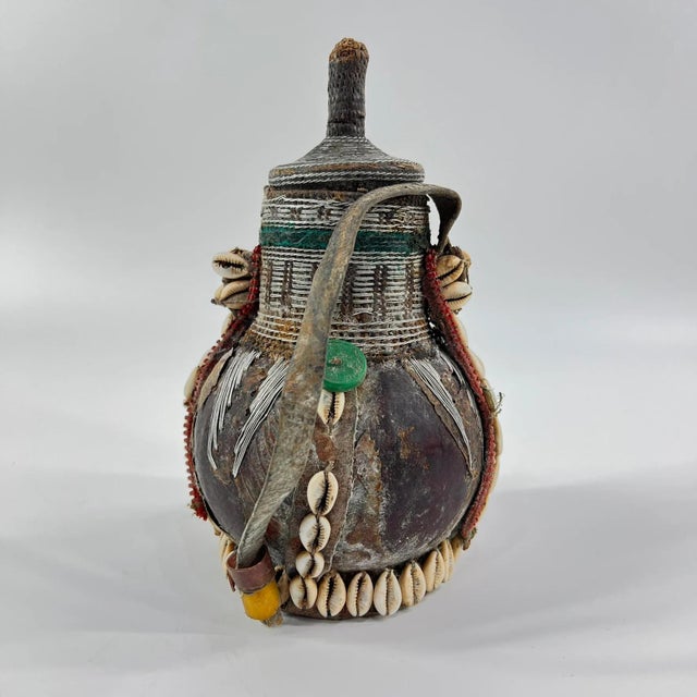 Early 20th Century Ethiopian Small Milk Jug with Lid For Sale - Image 4 of 11