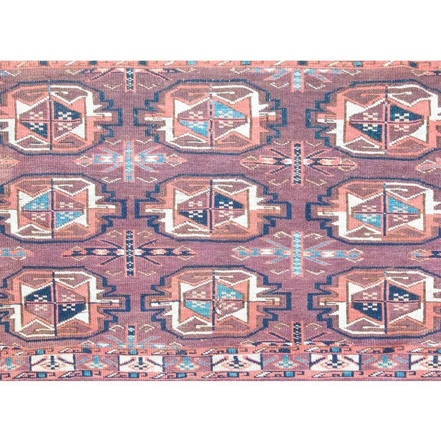 Textile Early 20th Century Persian Yamout Rug For Sale - Image 7 of 13