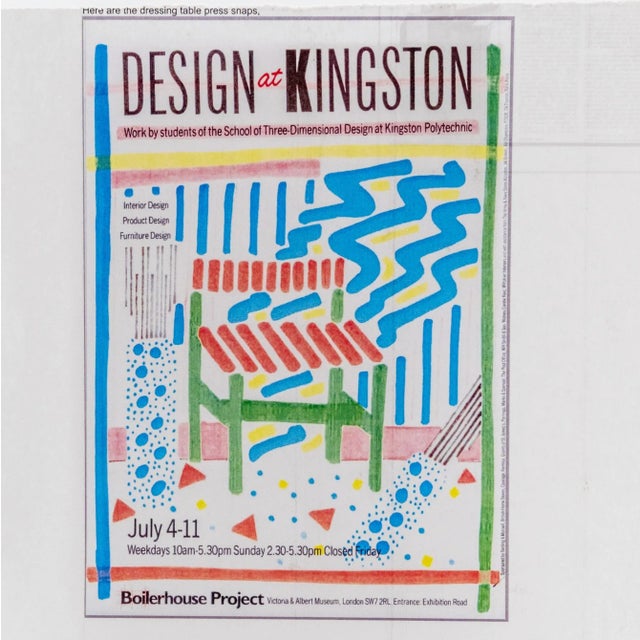 Wood Bespoke Art Deco Revival London Plane & Ebony Dressing Table from Francesca Graham, 1984 For Sale - Image 7 of 18