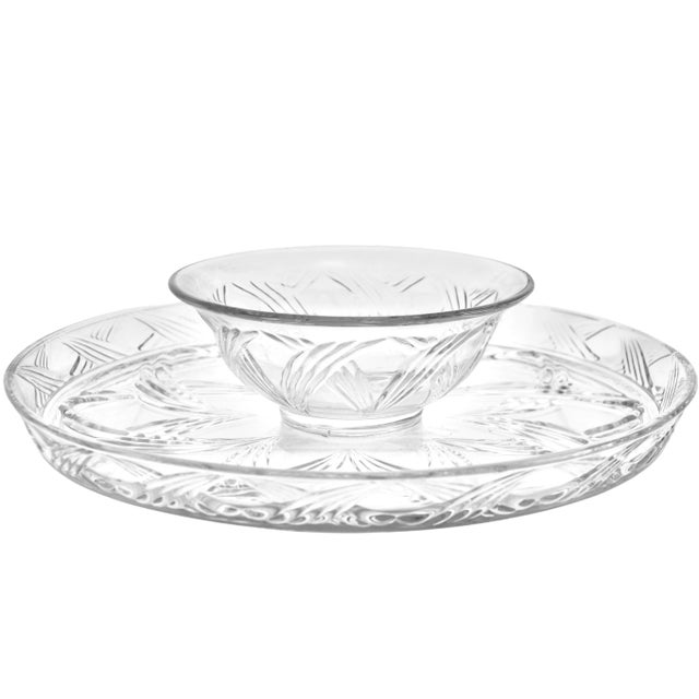 Traditional Covered Hors D' Ouvres Set – 2 Pcs For Sale - Image 3 of 3