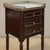 Mid 20th Century Pair Mid-Century Louis XVI Mahogany End Tables With Carrara Marble For Sale - Image 5 of 16