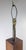 Brown Mid-Century Modern Walnut and Gilt Metal Table Lamp For Sale - Image 8 of 10