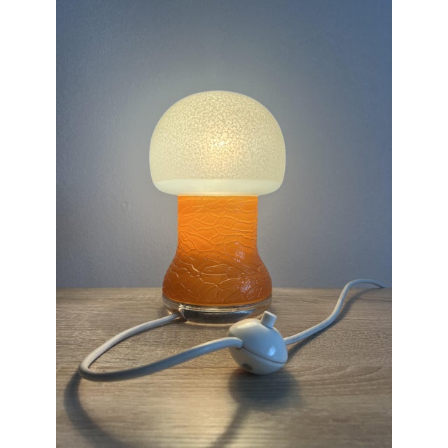 Glass Table Lamp by Korn Karin, 1960s For Sale - Image 4 of 7