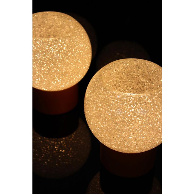 Orange Space Age Table Lamps from Pokrok Zilina, 1970s, Set of 2 For Sale - Image 8 of 15