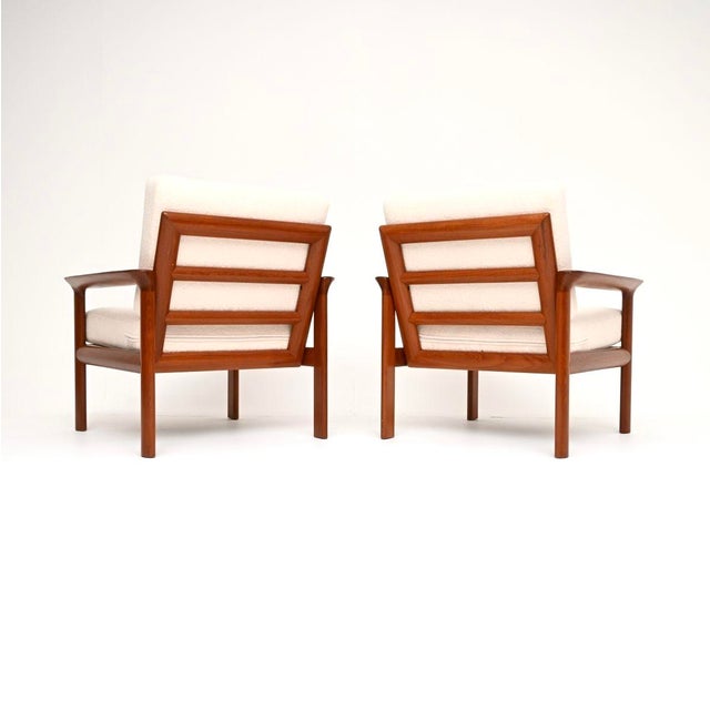 Komfort Vintage Danish Teak Lounge Chairs by Sven Ellekaer for Komfort, 1960, Set of 2 For Sale - Image 4 of 11