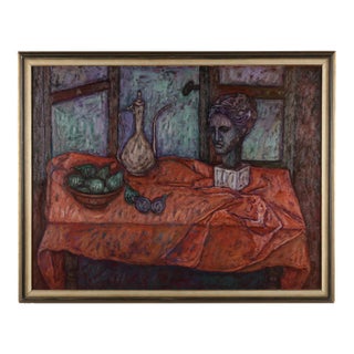 1960s Inger Jirby (Swedish-American, B. 1942), Modernist Still Life For Sale