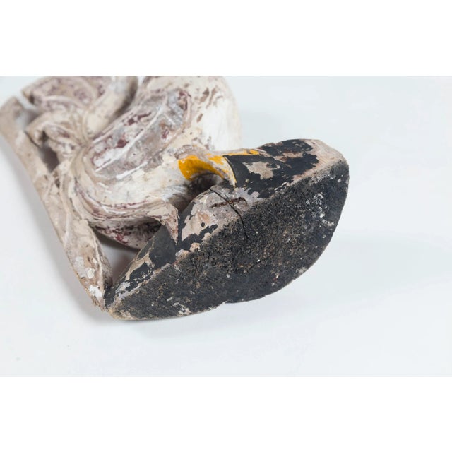 Wood Vintage European Folk Art Cockerel, Early 20th Century For Sale - Image 7 of 10