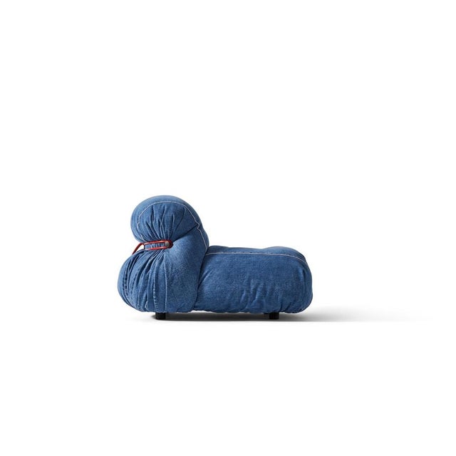Limited Edition Soriana Denim Chair by Afra & Tobia Scarpa for Cassina For Sale - Image 10 of 18
