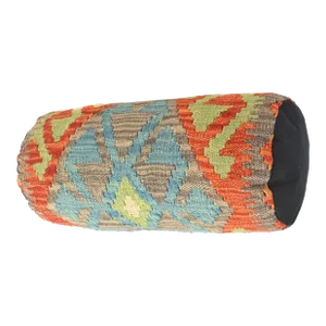 Vintage Turkish Hand-Woven Kilim Pillow