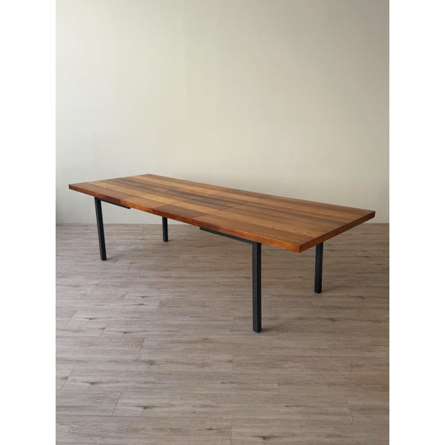 Milo Baughman for Dillingham Mixed-Wood Extension Dining Table With Two Leaves For Sale - Image 9 of 12