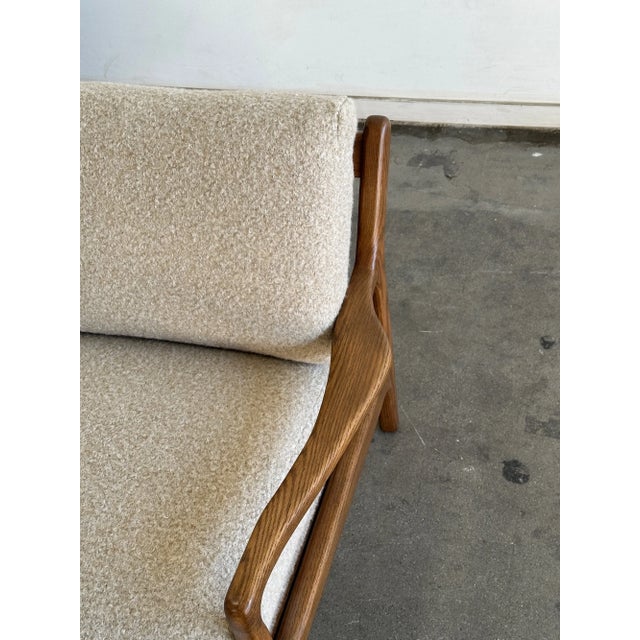 Sculptural Loungers - Solid Oak For Sale - Image 11 of 12