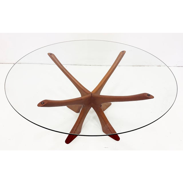 Mid-Century Modern Illum Wikkelsø Niels Eilersen Danish T118 Teak Coffee Table For Sale - Image 3 of 5
