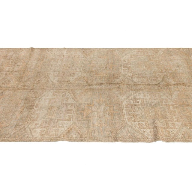 Turkish Washed Out Vintage Wool Rug For Sale - Image 4 of 6