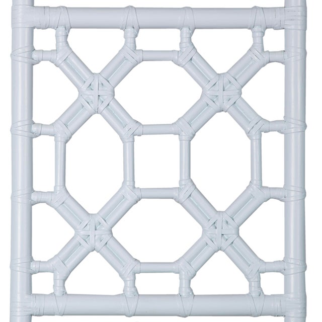Transform your bedroom into a serene coastal retreat with our Lattice Back bed, a perfect blend of modern design and...