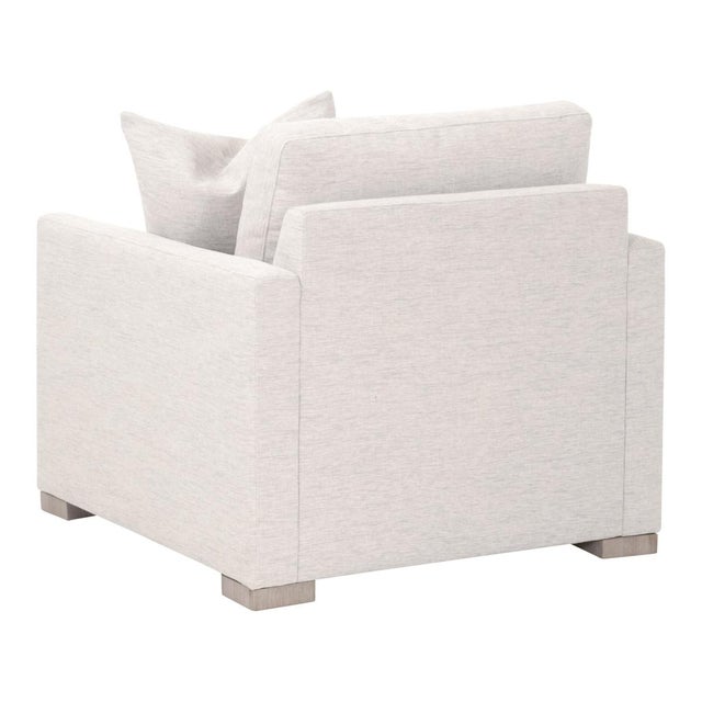 Essentials For Living Clara Performance Fabric Slim Arm Sofa Chair For Sale - Image 4 of 7