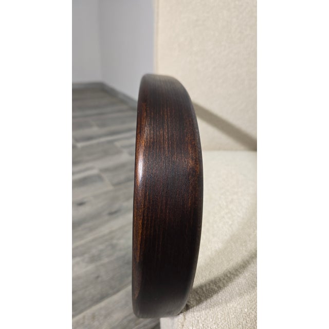 Beige Art Deco Armchair by Jindrich Halabala, 1940s For Sale - Image 8 of 9