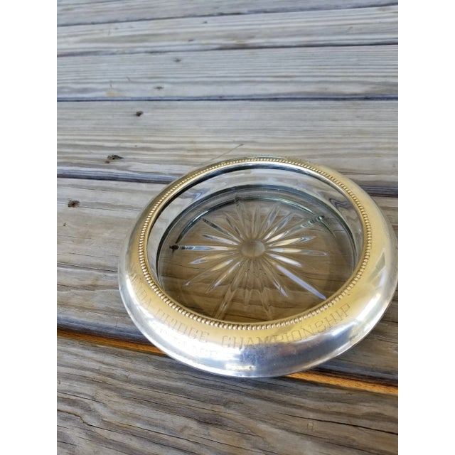 Silver 1952 Sterling Silver Trophy For Sale - Image 8 of 9