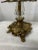 Early 20th Century Antique Crystal SawTooth Cut Fruit Bowl on Brass Pedestal For Sale - Image 5 of 8