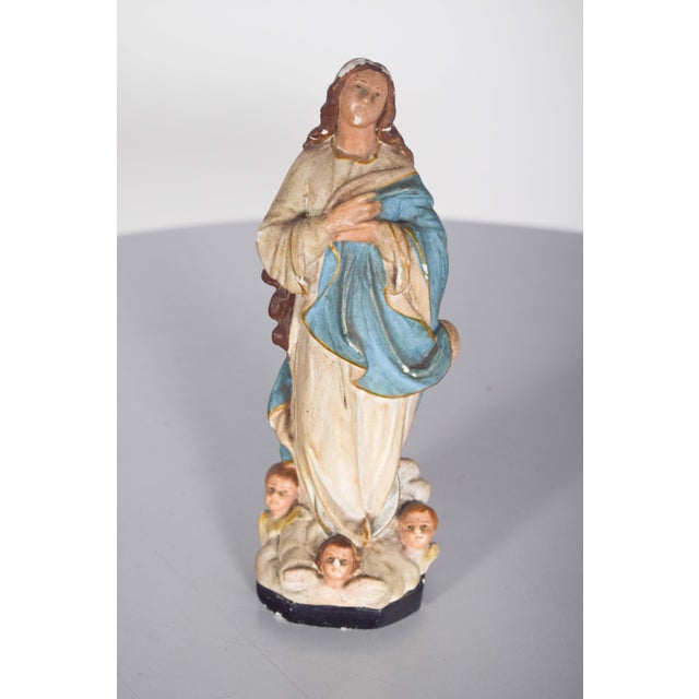 Sculpture of Our Lady of the Immaculate Conception For Sale - Image 4 of 8