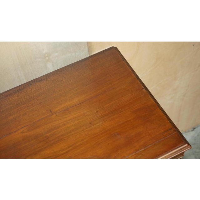 Large Sheraton Revival Chippendale Hardwood Chest of Drawers, 1860s For Sale - Image 14 of 18