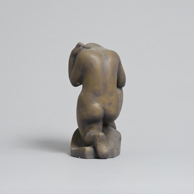 Tan Plaster Statue by Jan Keustermans For Sale - Image 8 of 18