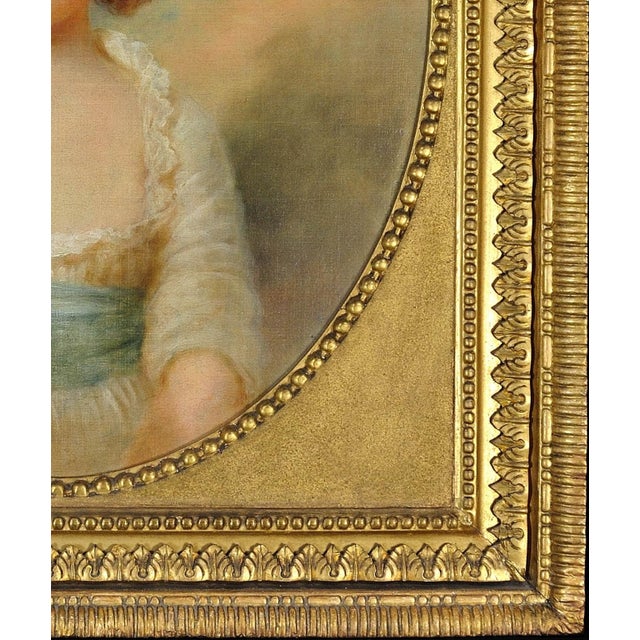 Arthur William Devis, Portrait of Charlotte Shore, Daughter of the 1st Lord Teignmouth, 1790s, Oil on Canvas For Sale - Image 7 of 18