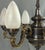 Antique Brass Chandelier with Adjustable Arms, Former Czechoslovakia, 1910s For Sale - Image 10 of 11
