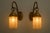 Early Art Deco Brass and Glass Wall Sconces, 1919, Set of 2 For Sale - Image 9 of 9