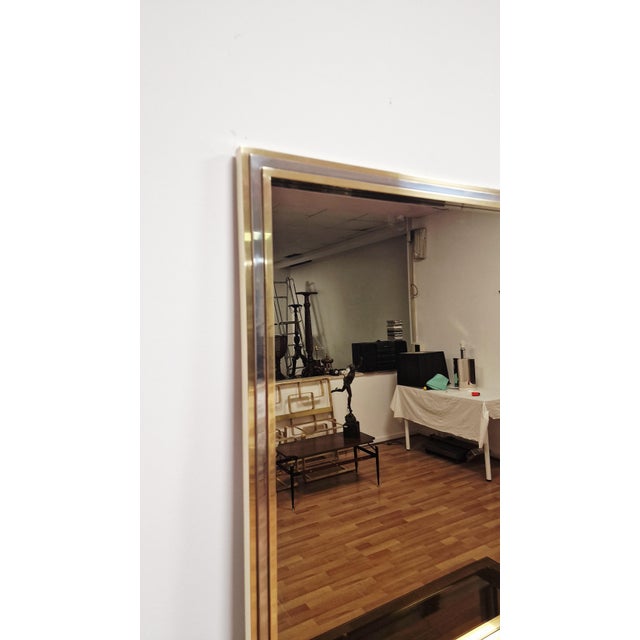 Vintage Italian Furniture Set with Console Table and Wall Mirror, 1970s, Set of 2 For Sale - Image 6 of 10