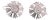14 Karat White Gold Fashion Non Pierce Earrings With Diamonds For Sale