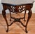 1920 Antique French Louis XV Walnut & Satinwood Inlay Center Table / Side Table For Sale - Image 4 of 12
