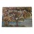 Mid-20th Century French Fall Lake Painting For Sale
