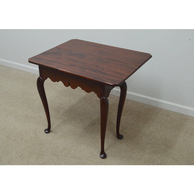 Red Stickley Colonial Williamsburg Drop Side Mahogany Table For Sale - Image 8 of 12