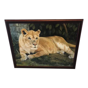 Large Oil on Canvas “Kayla” by Artist Jim Johnson