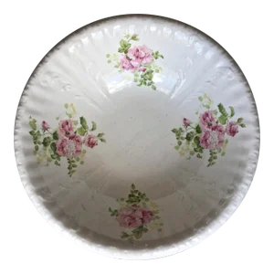 1930s Vintage Hand Painted Bowl