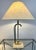 Mid-Century Modern Mid-Century Modern Brass Table Lamp W Marble Base & Original Fabric Shade, Pair For Sale - Image 3 of 16