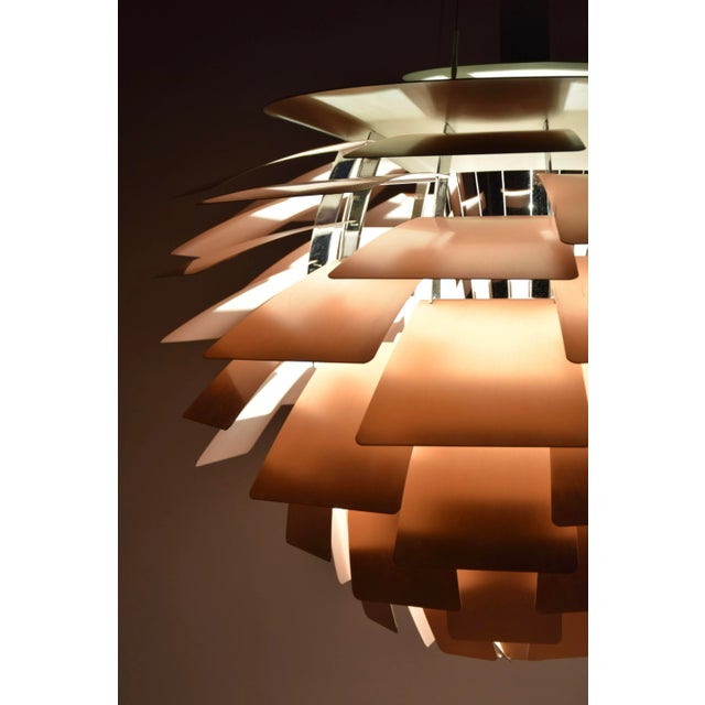 Metal Artichoke Lamp by Poul Henningsen for Louis Poulsen, 1980 For Sale - Image 7 of 13
