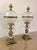French Provincial Mid-20th Century Hollywood Regency Crystal Globe Table Lamps - a Pair For Sale - Image 3 of 11