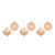 2020s Irredescent Glass Ornament (Set of 6) For Sale - Image 5 of 5