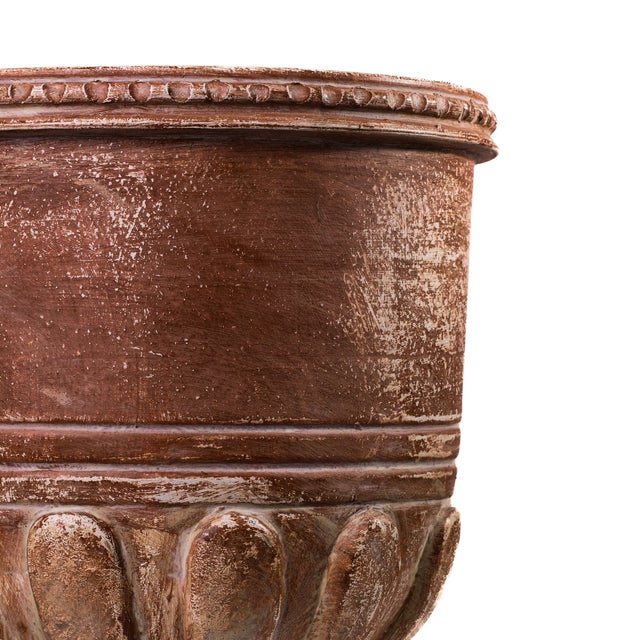 2020s Visha Grecian Terracotta Vase For Sale - Image 5 of 7