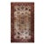 1900s Ivory Floral Traditional Antique Indian Lahore Rug 11' X 18'10'' Handknotted Wool Carpet For Sale