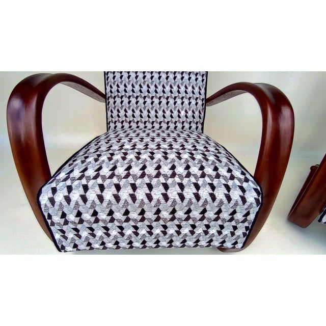 H-269 Armchairs by Jindrich Halabala for Up Zavody, 1930s, Set of 2 For Sale - Image 6 of 14